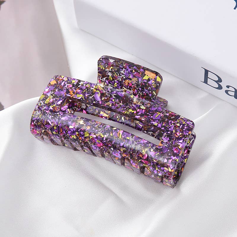 Sequin Sparkle Claw Clips