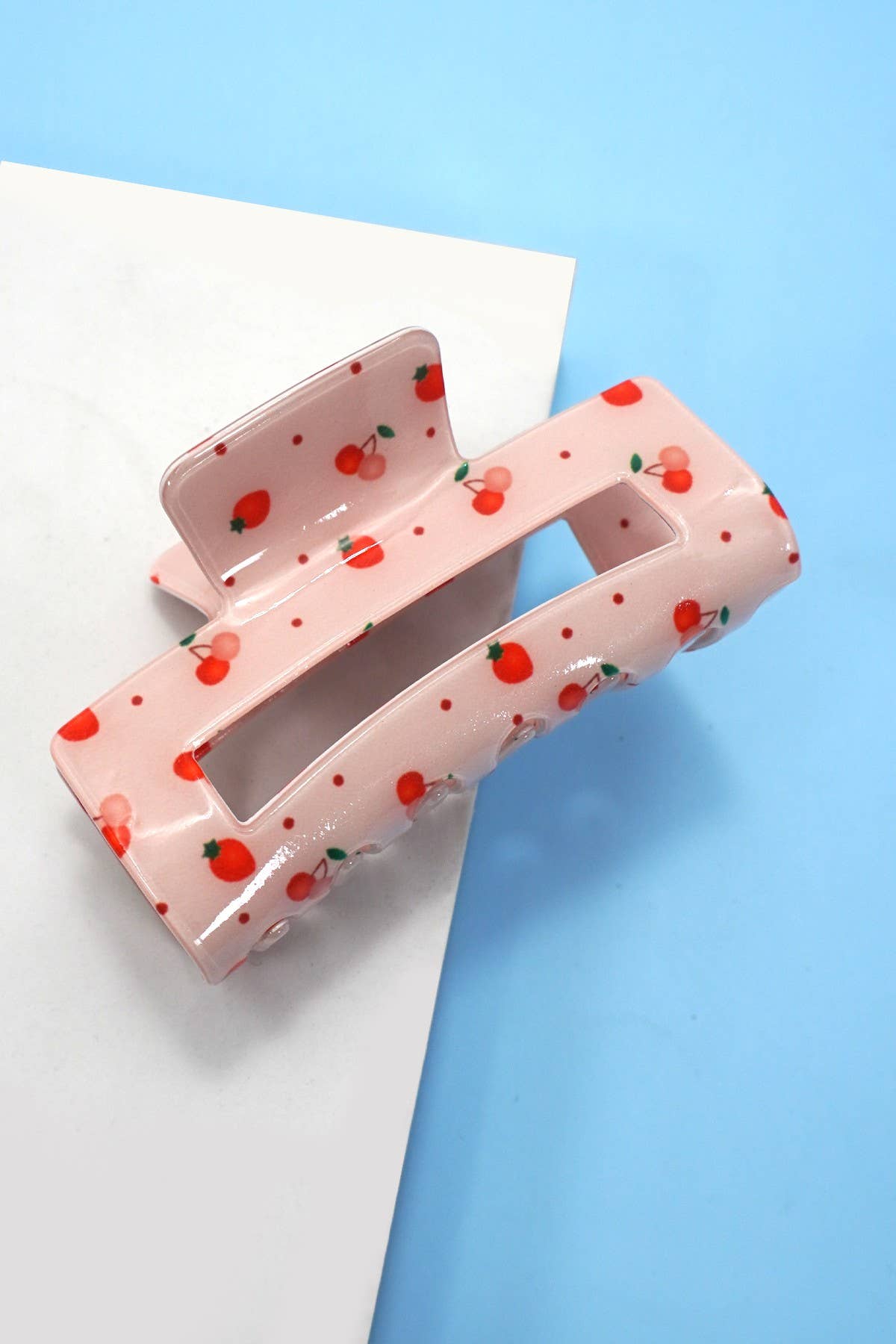 MD CHECKER CHERRY CLIP