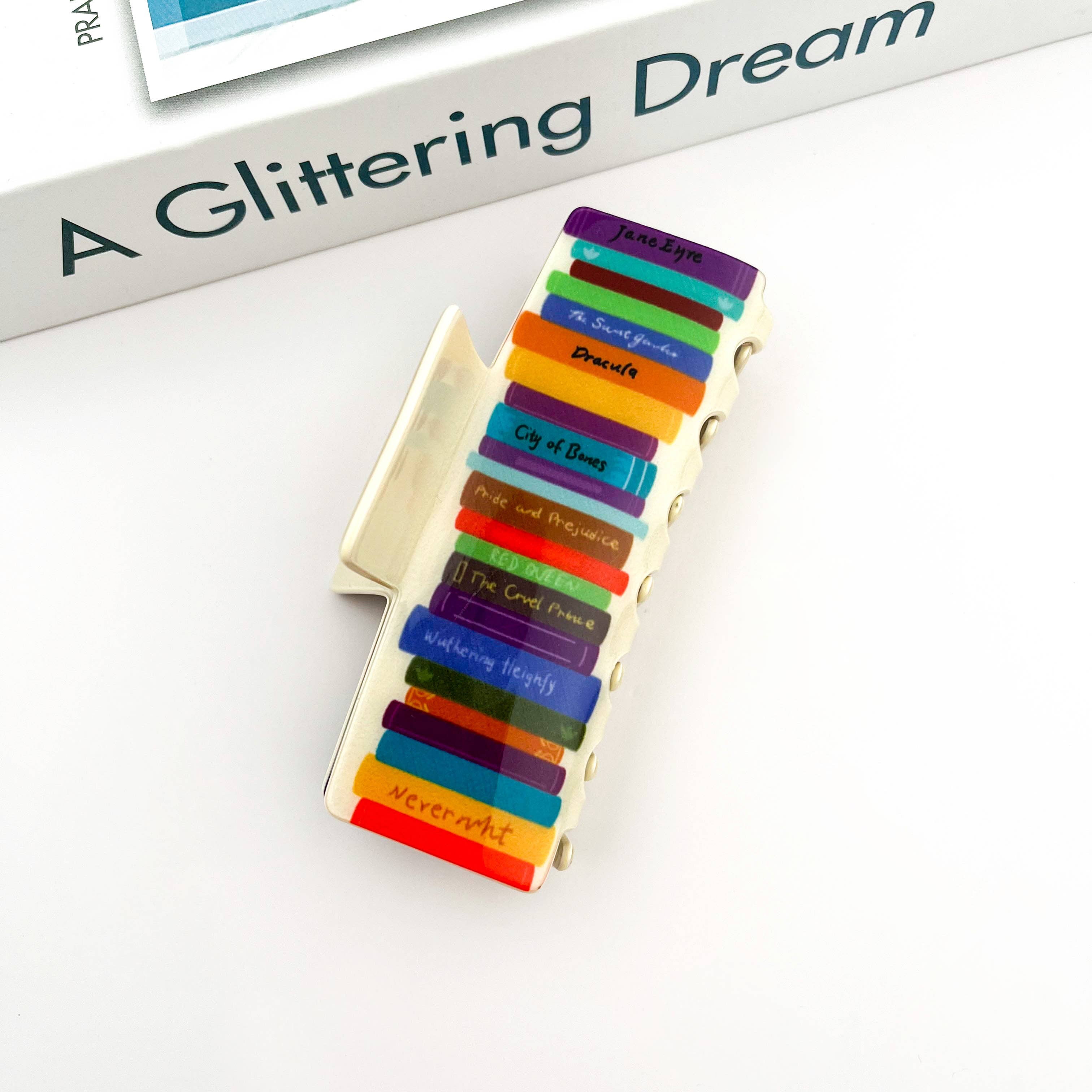 Books Claw Clip
