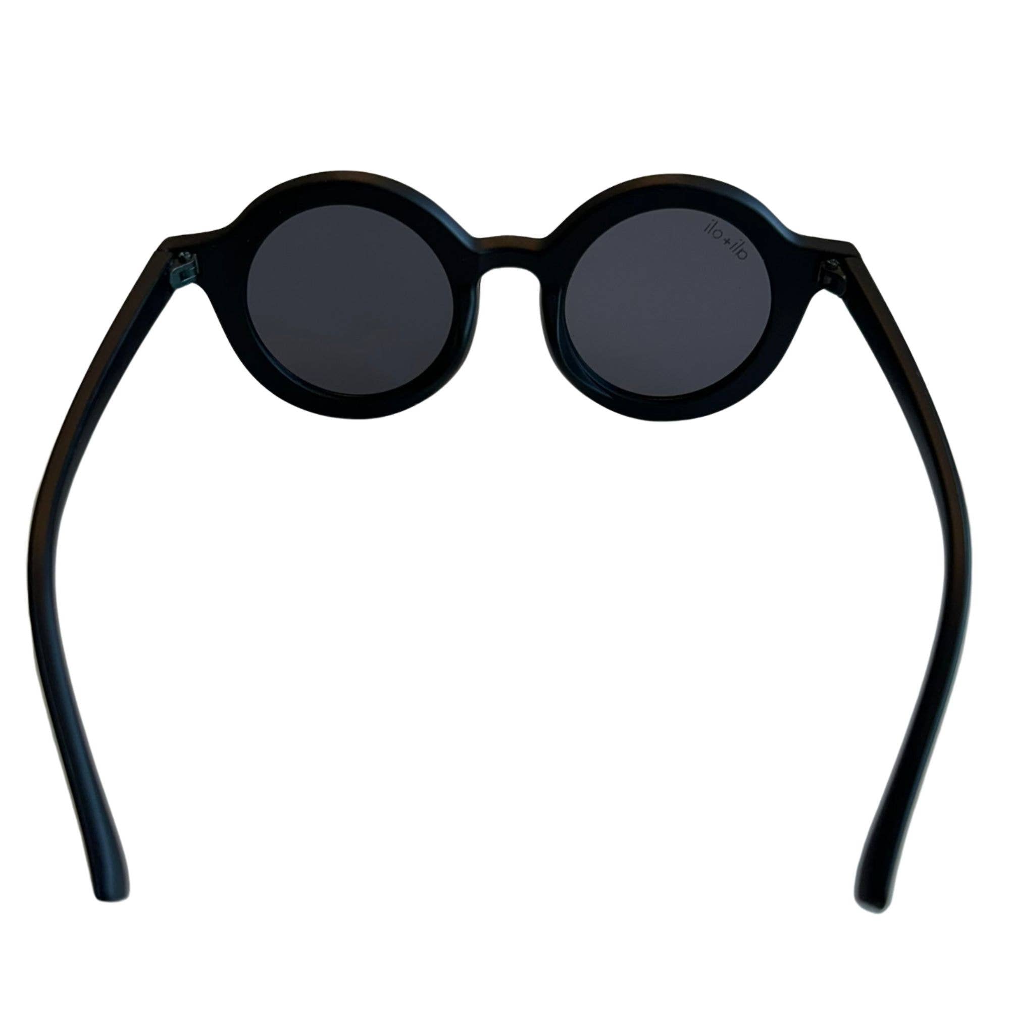 Kids Sunglasses Round (Black)