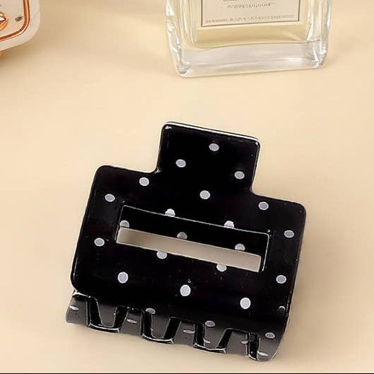 Small Polka Dot Claw Clip
