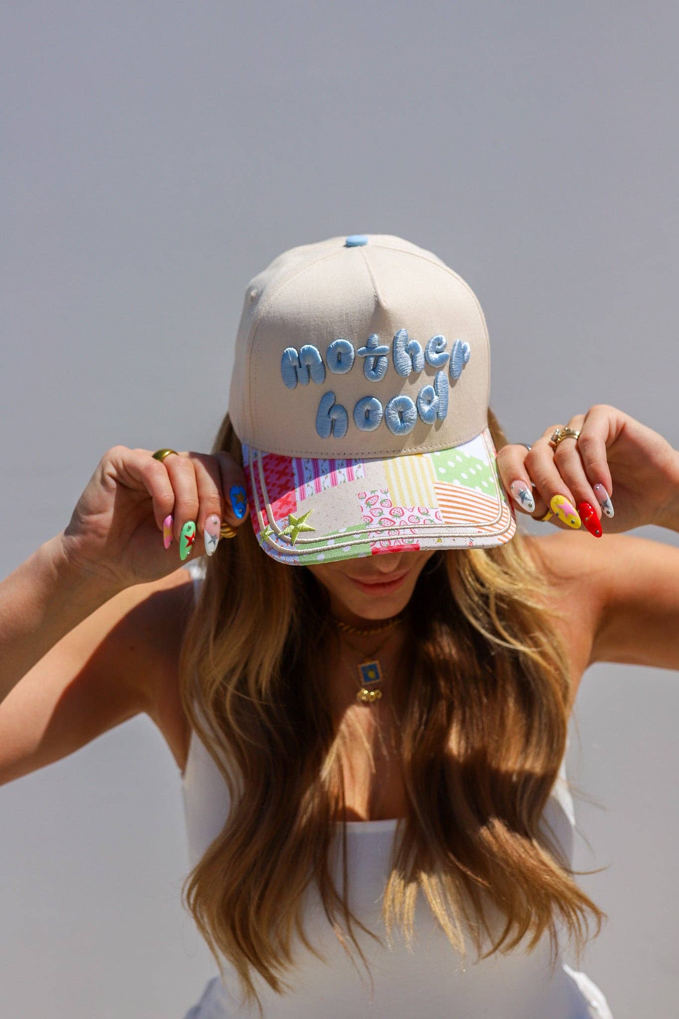 MOTHERHOOD TRUCKER HATS  RED & COLORFUL