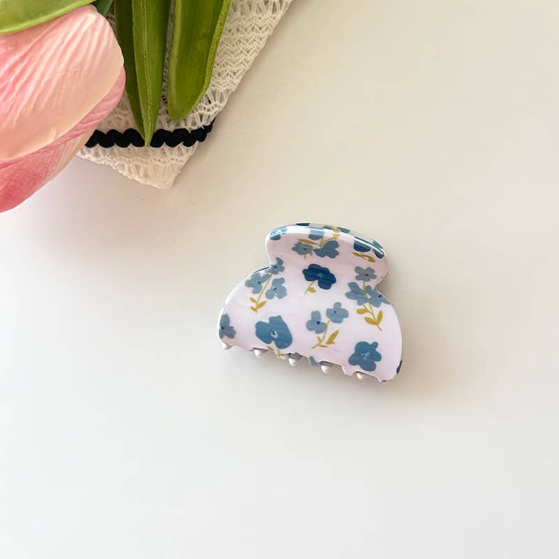 Tulip Floral Claw Clip