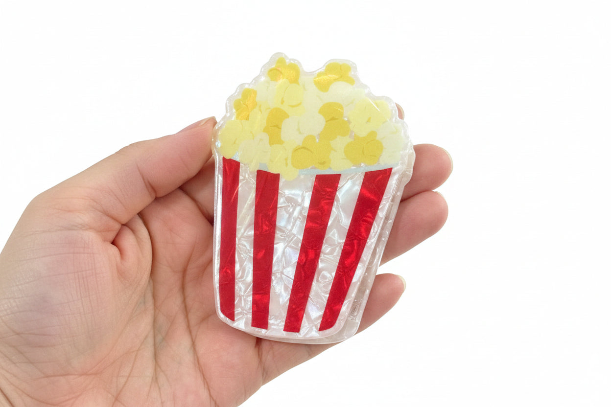 Popcorn Hair Claw Clip