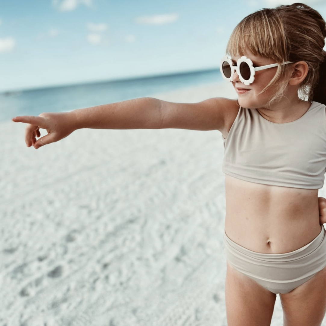 Sunglasses for Kids Flower (White)