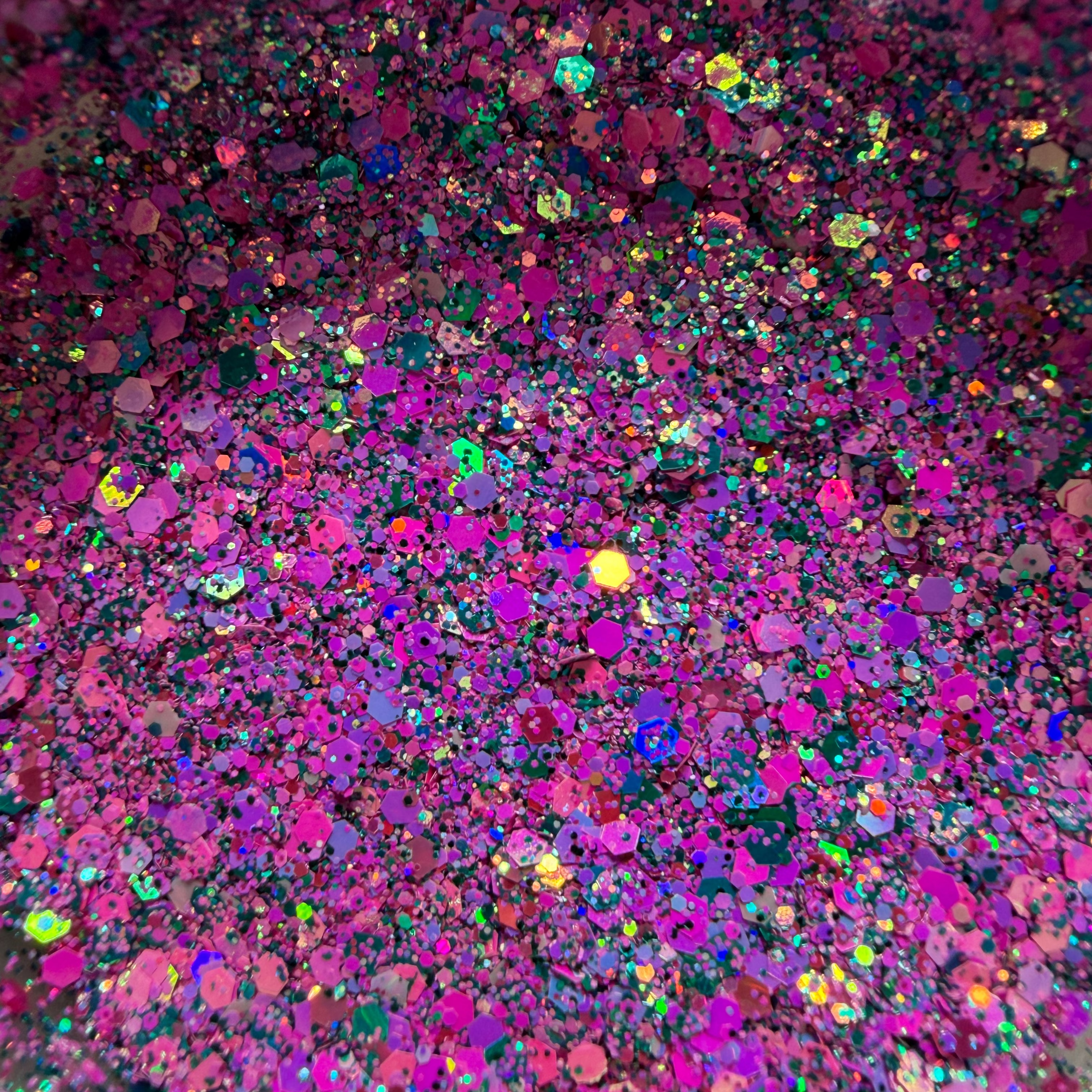 Teal Pink Hair & Body Glitter