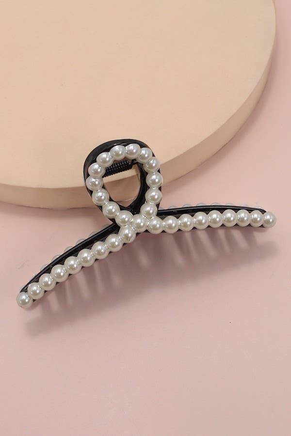 PEARL CLAW CLIPS | OVAL/Black
