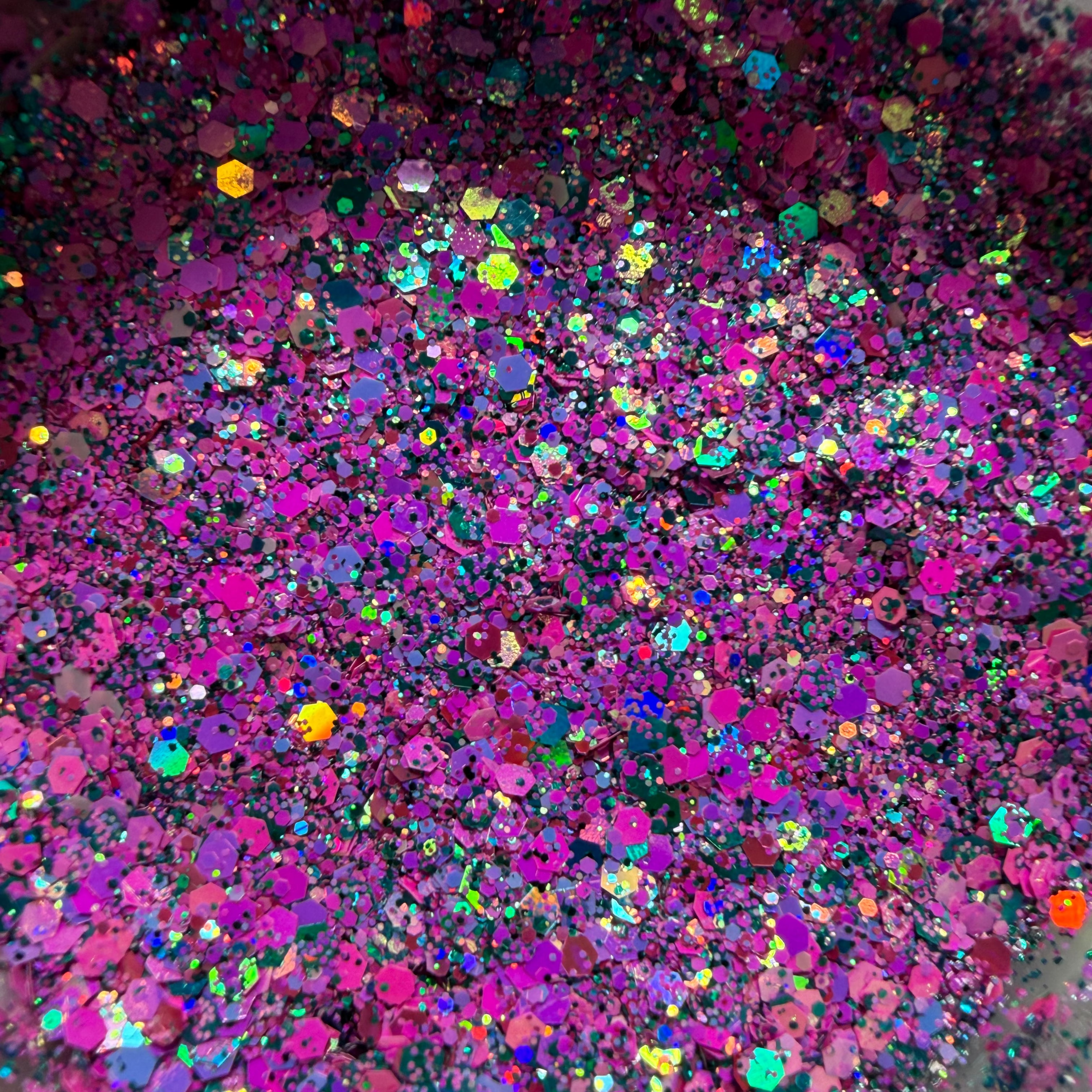 Teal Pink Hair &amp; Body Glitter