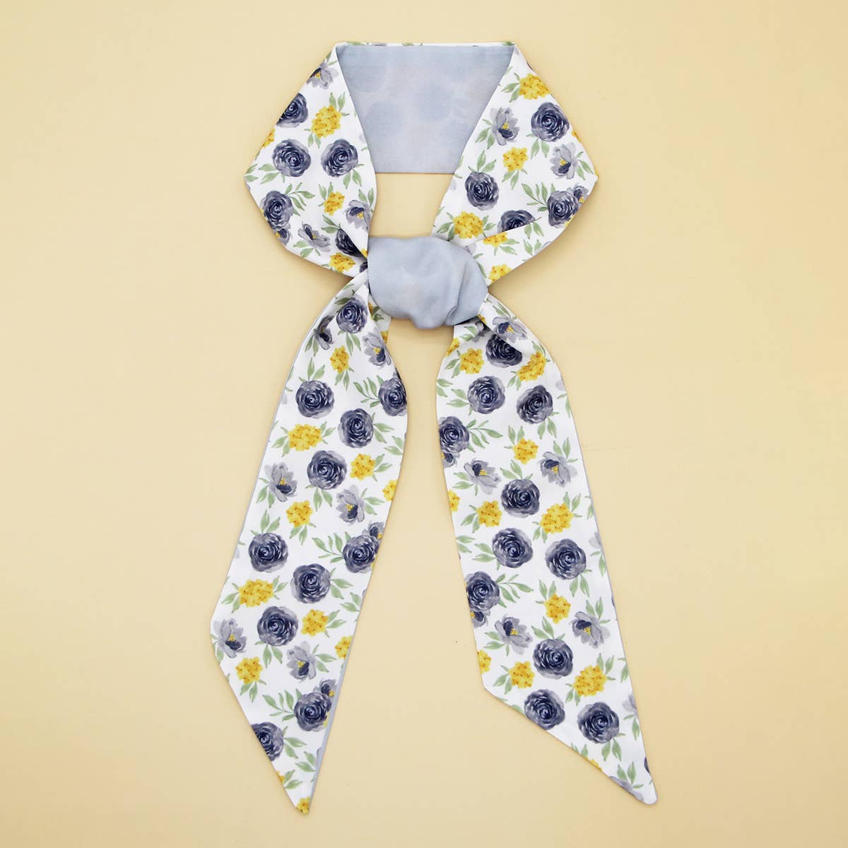 Flower Print Hair Scarf