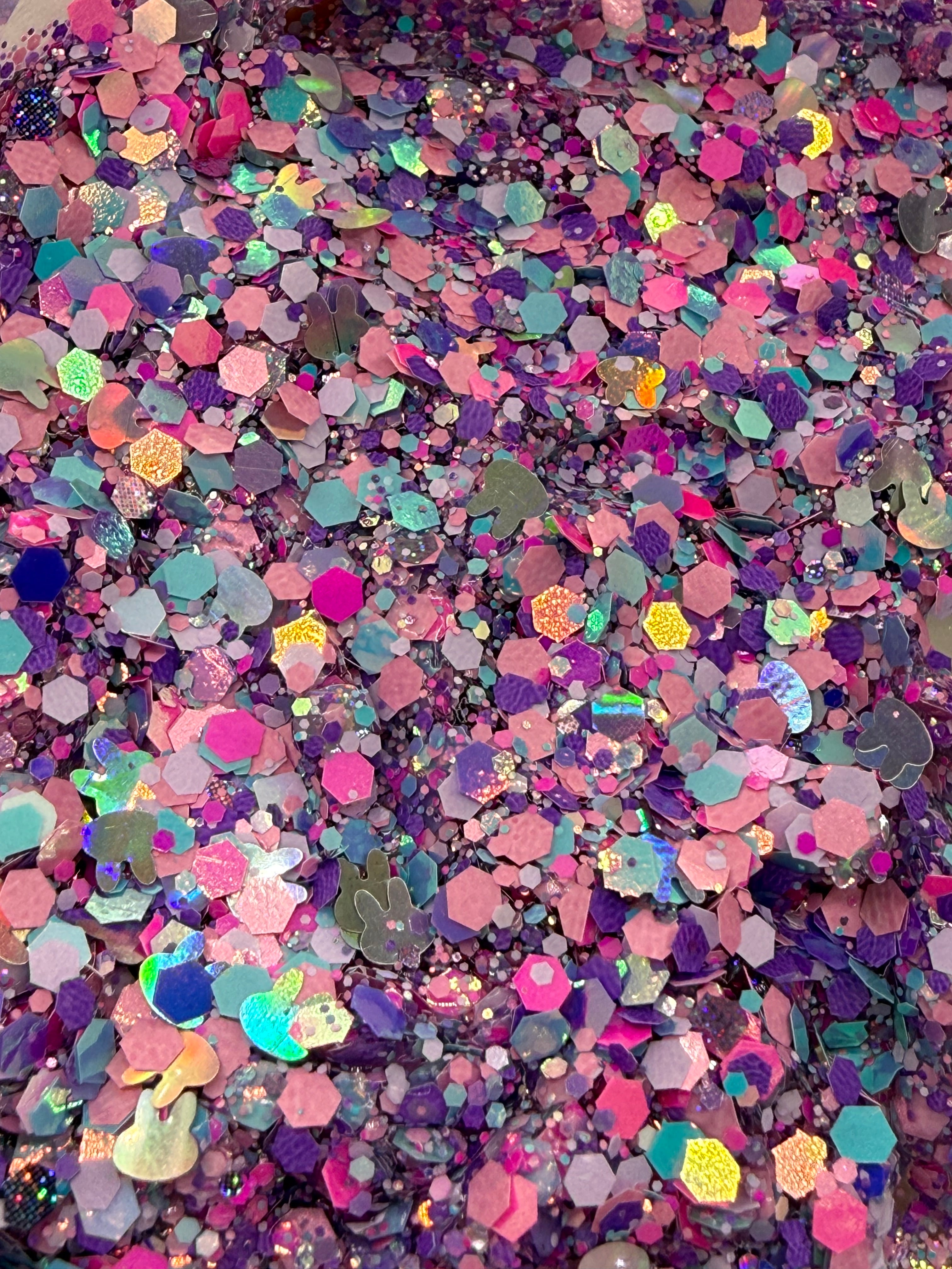 Labubu Food Hair Glitter