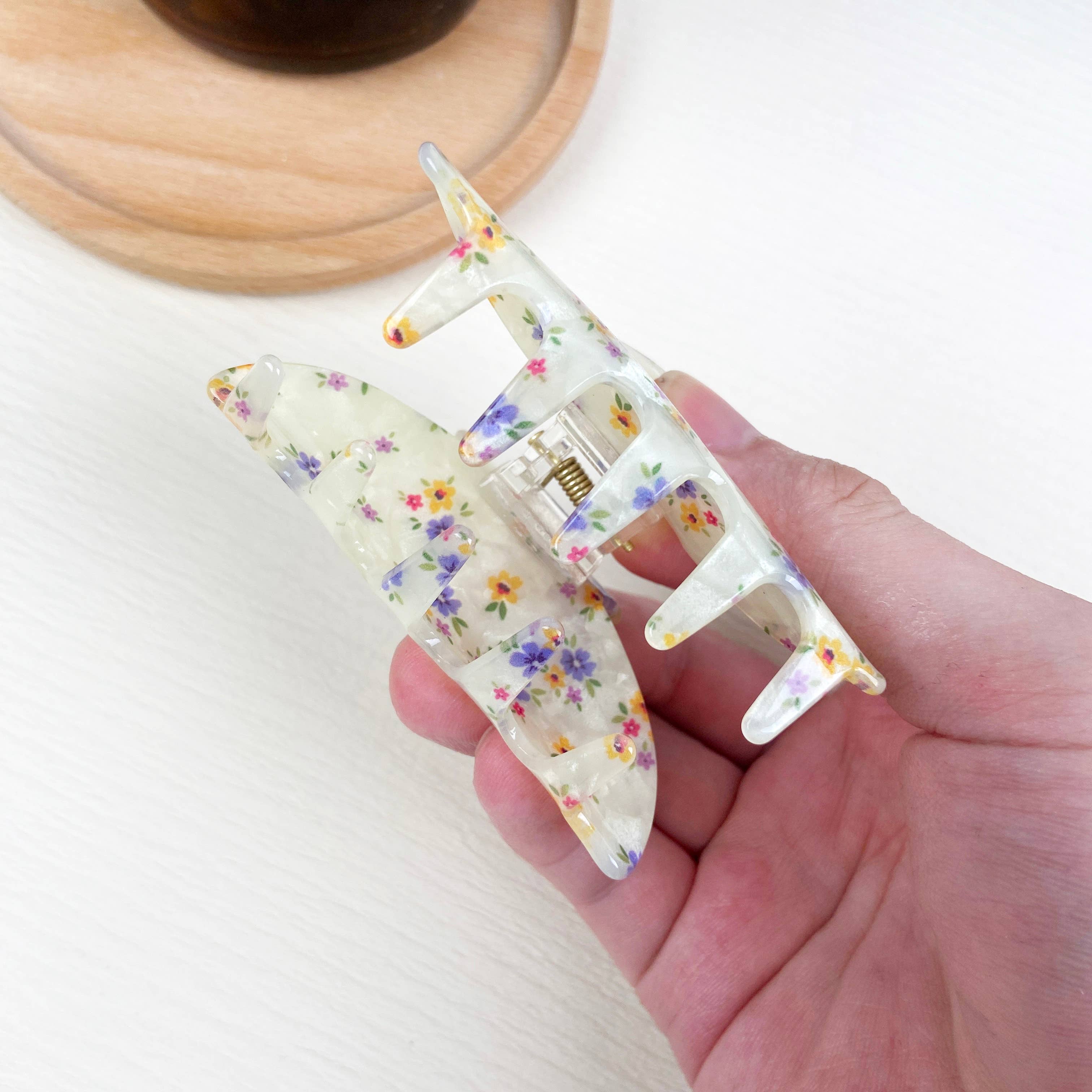 Summer Flower Claw Clip