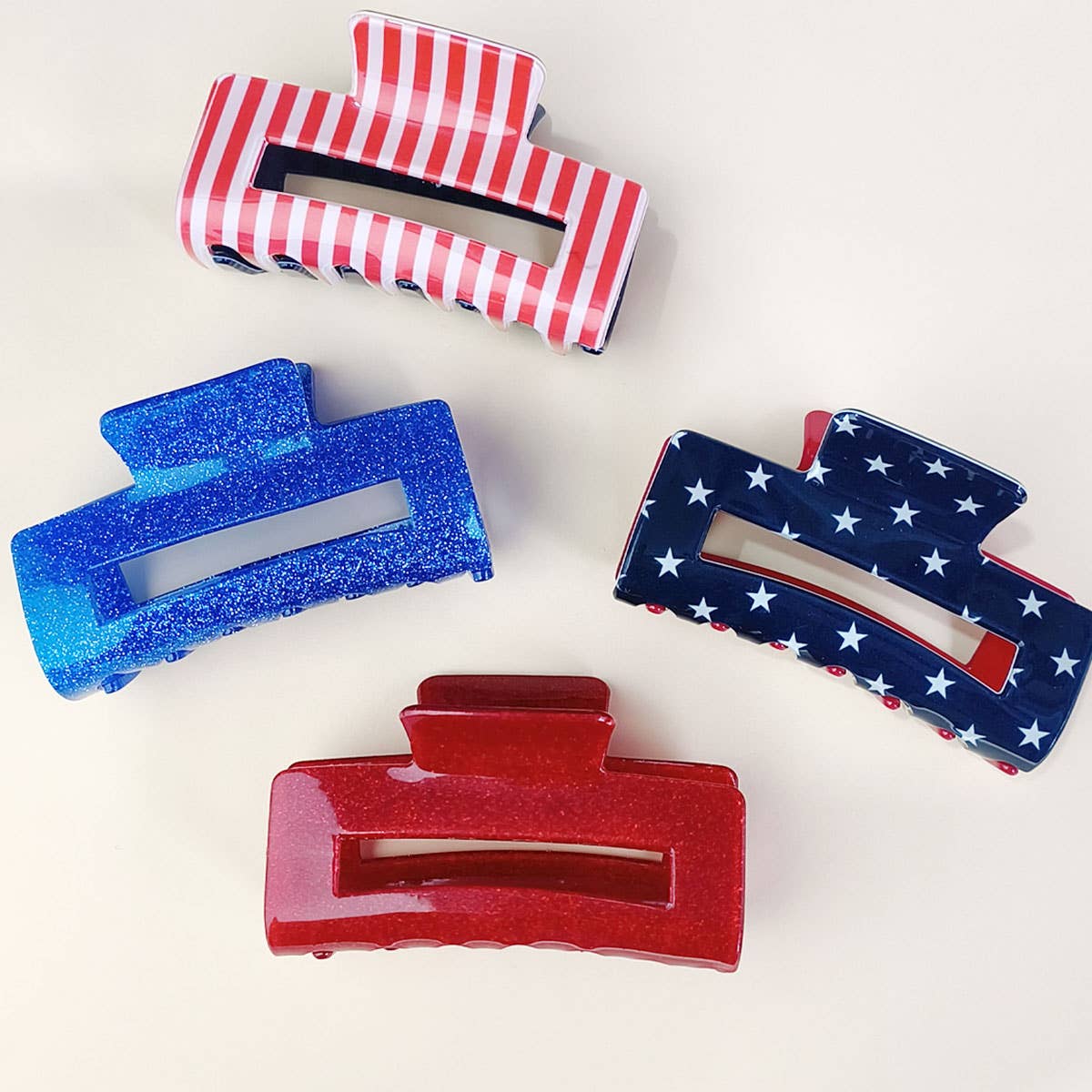 4TH OF JULY CLAW CLIP