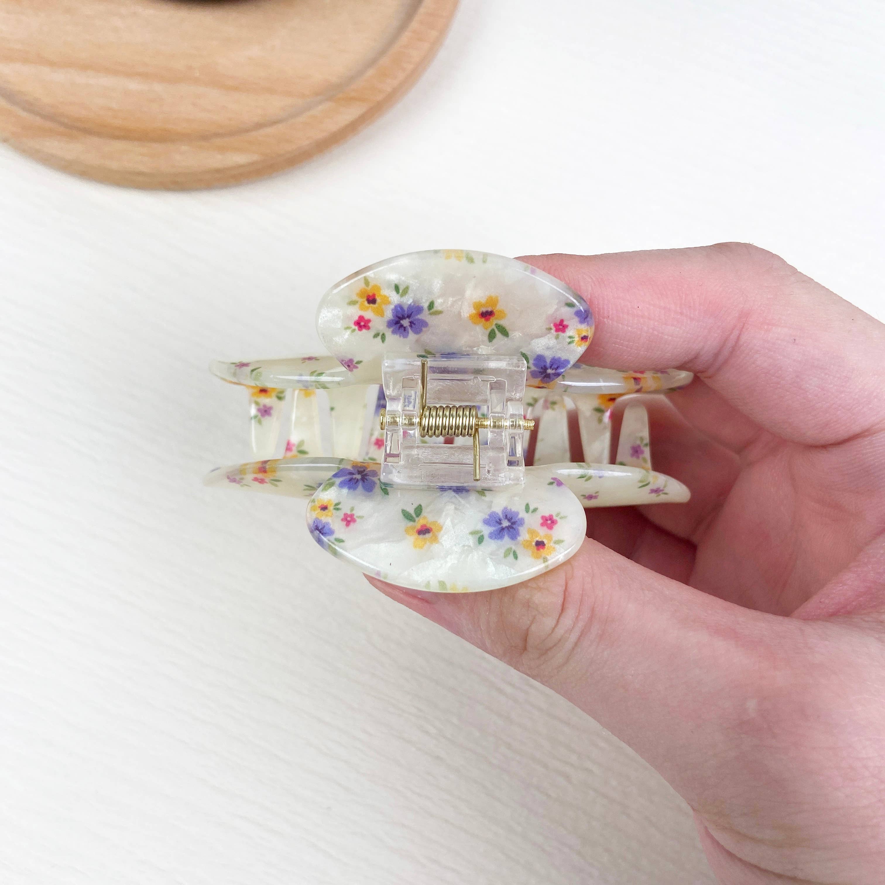 Summer Flower Claw Clip
