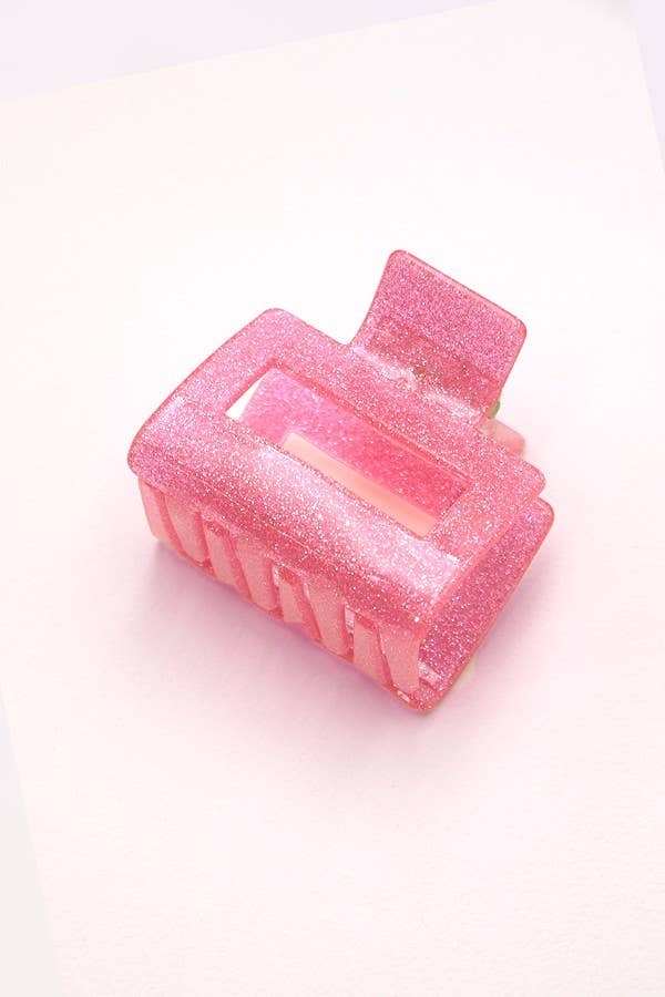 SM PINK GLITTER CLIP