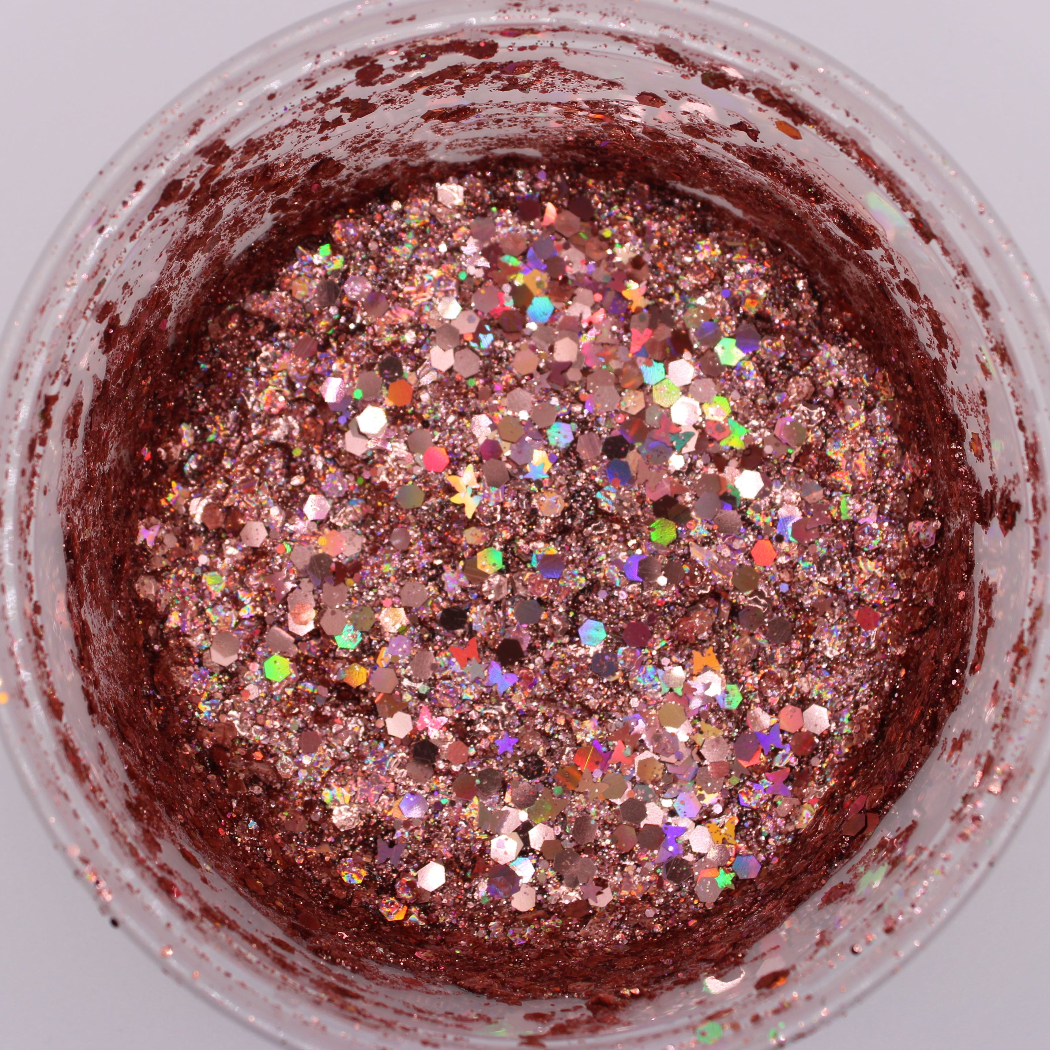 Rose Gold Hair Glitter