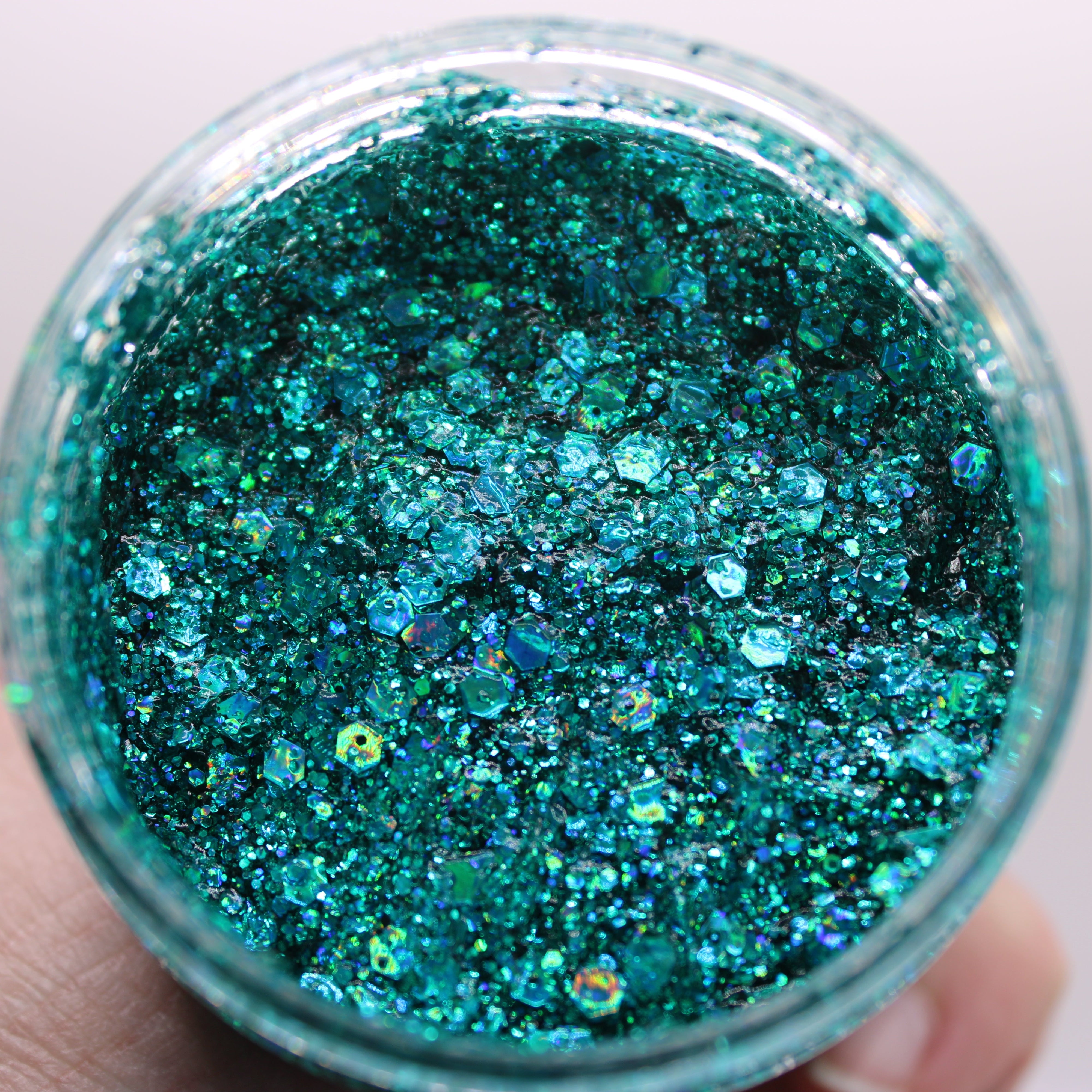 Teal Hair Glitter