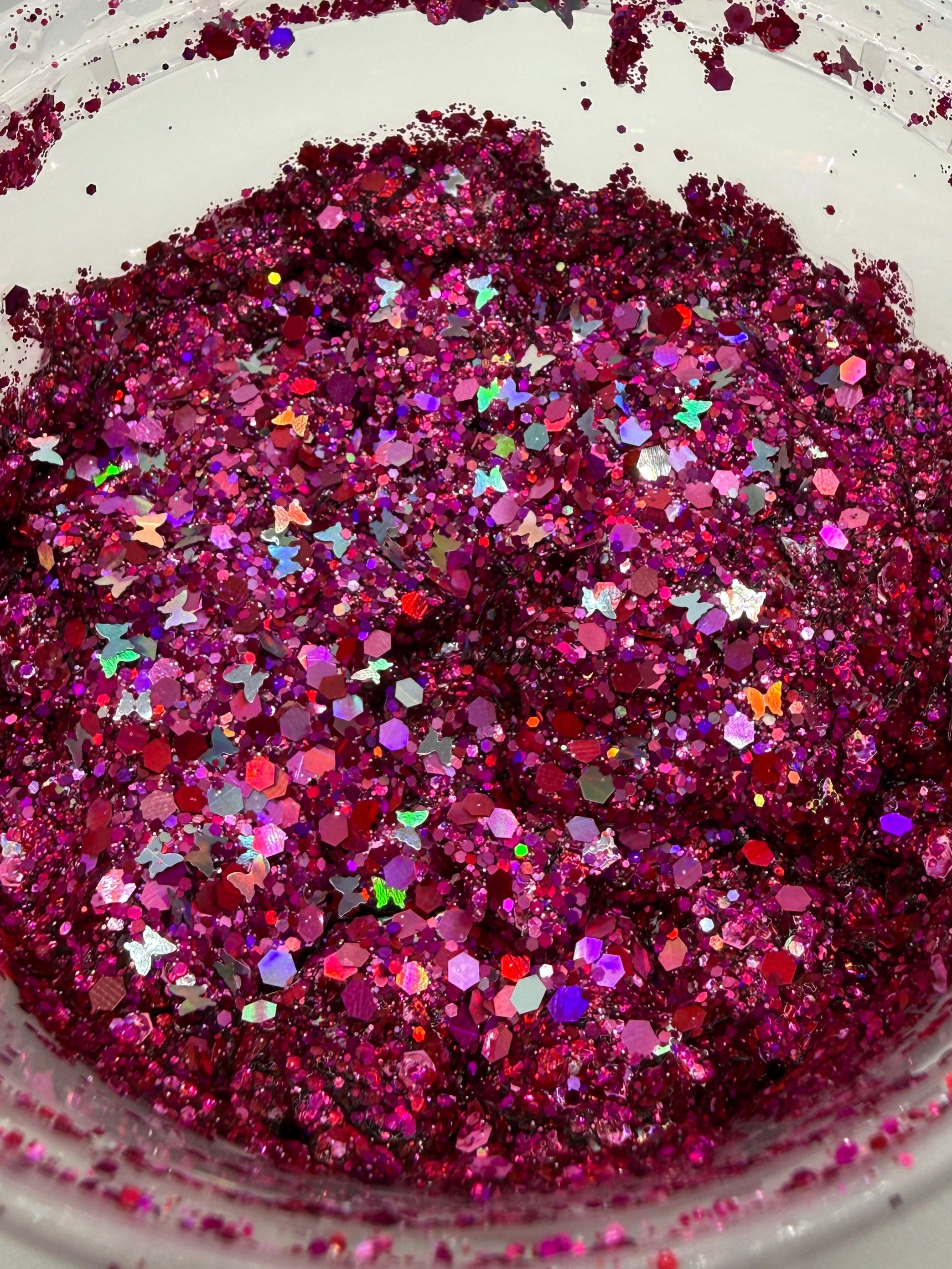 Pretty in Pink Hair Glitter