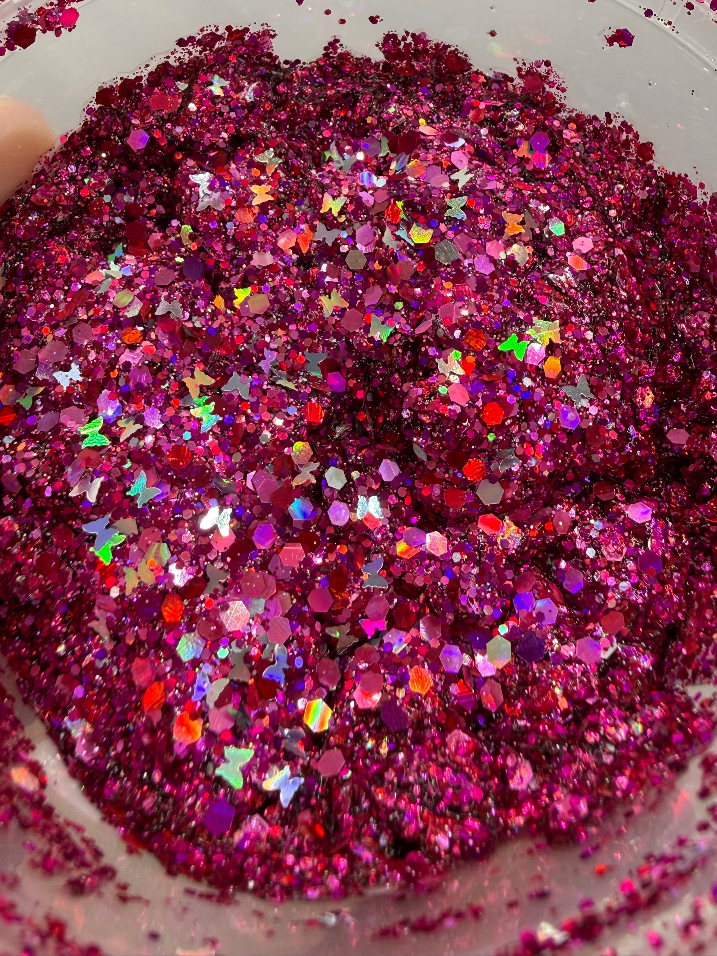 Pretty in Pink Hair Glitter