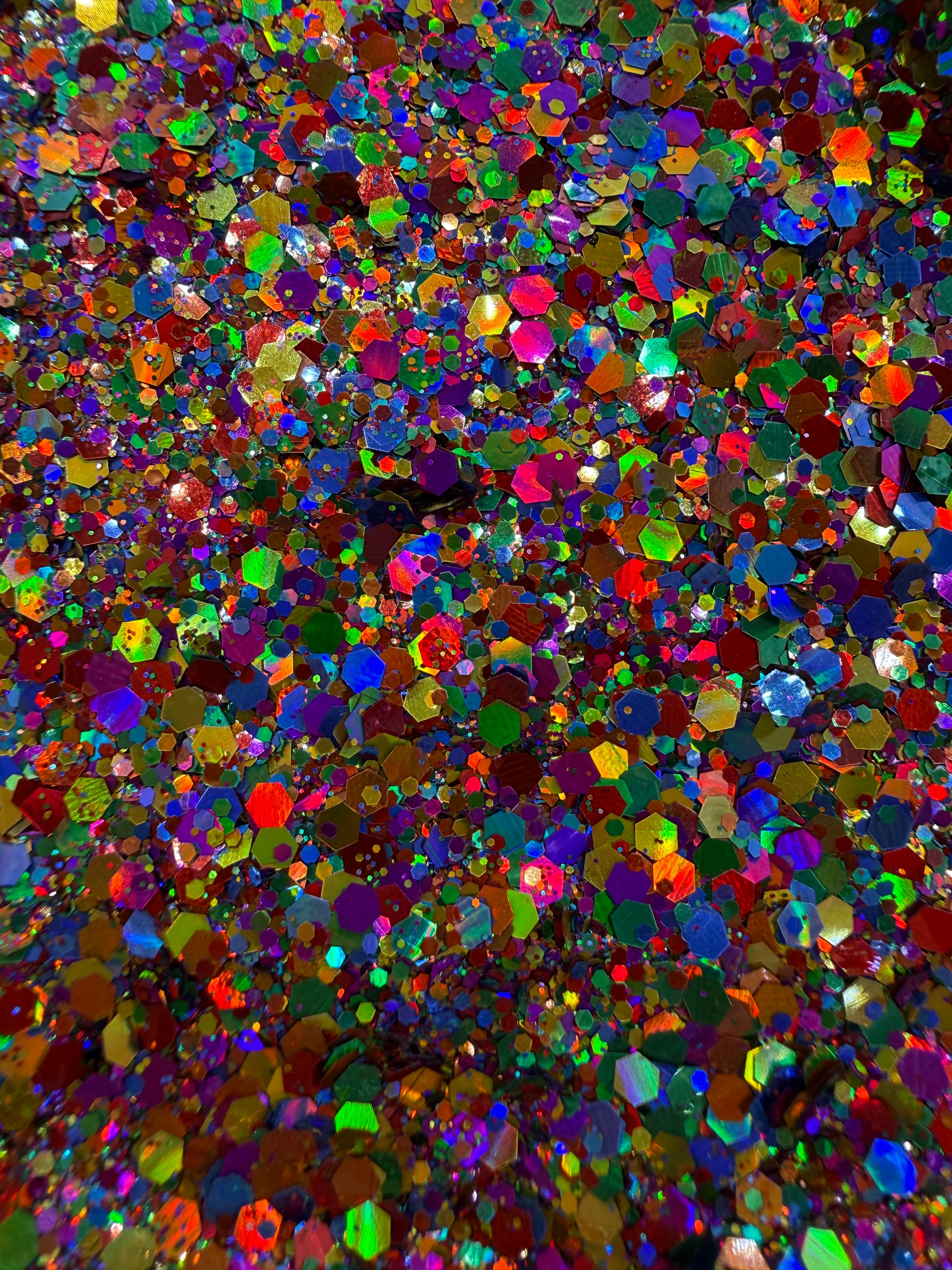 Rainbow Hair &amp; Body Glitter