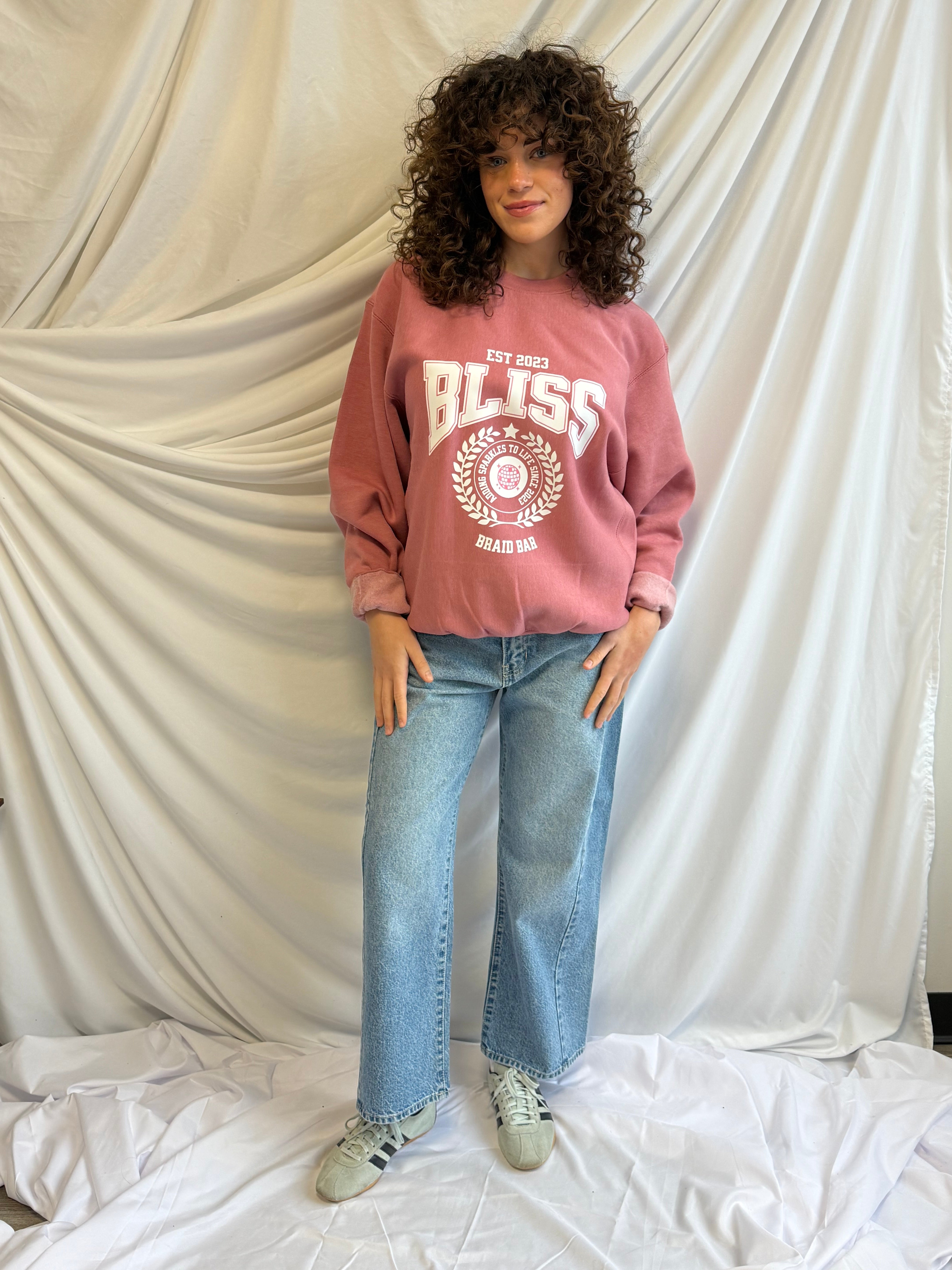 Bliss Merch Pink Crewneck