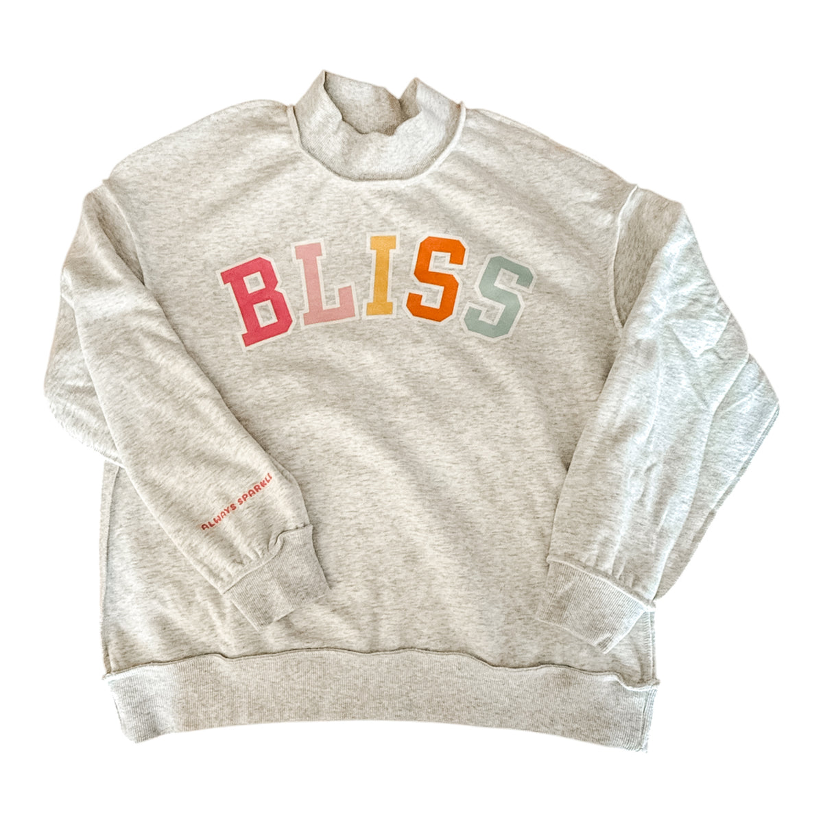 BLISS Mock Neck Sweatshirt