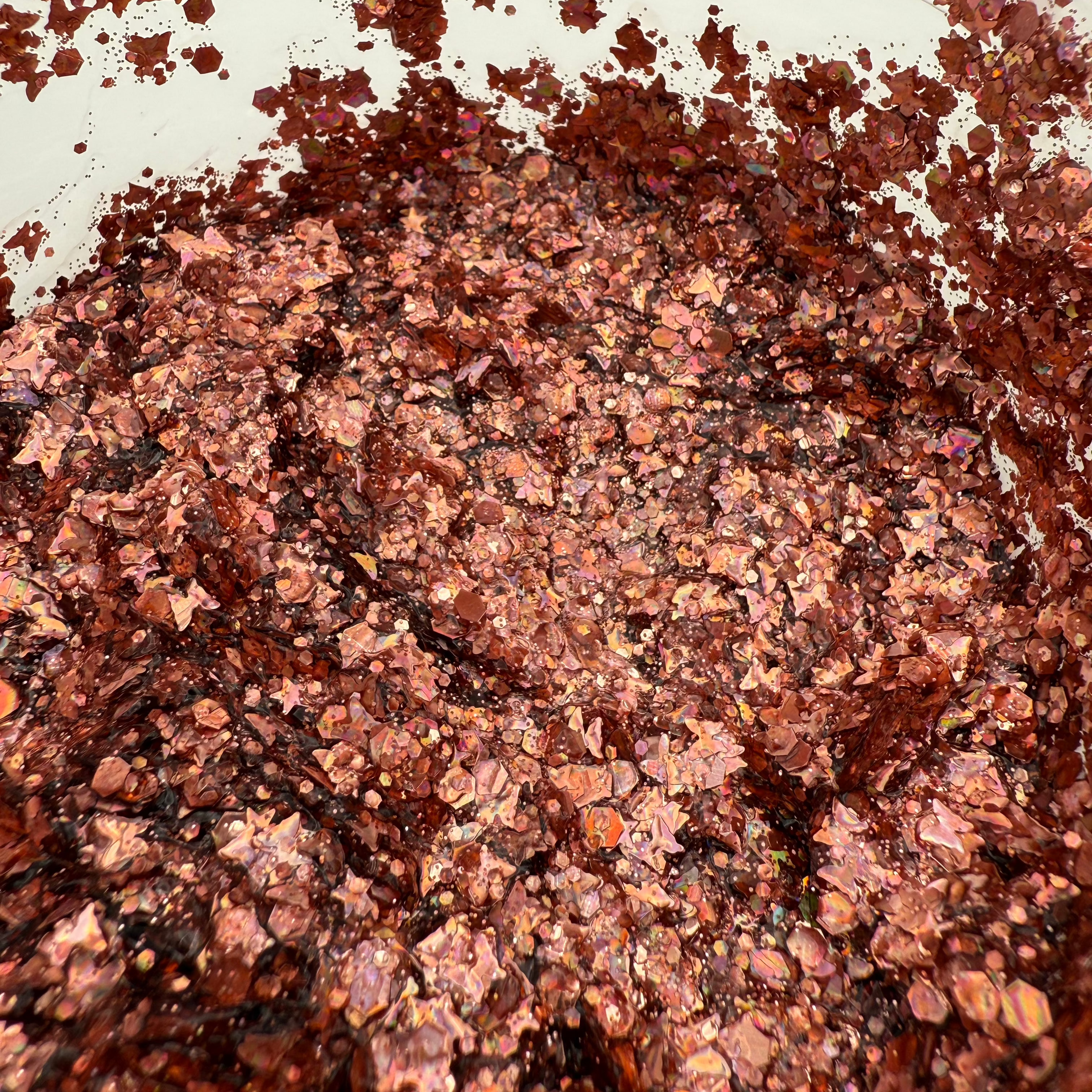 Rose Gold Hair Glitter