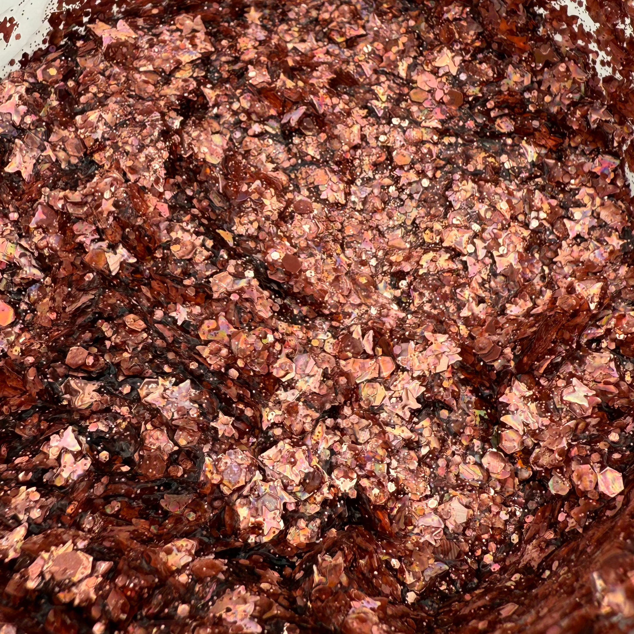 Rose Gold Hair Glitter