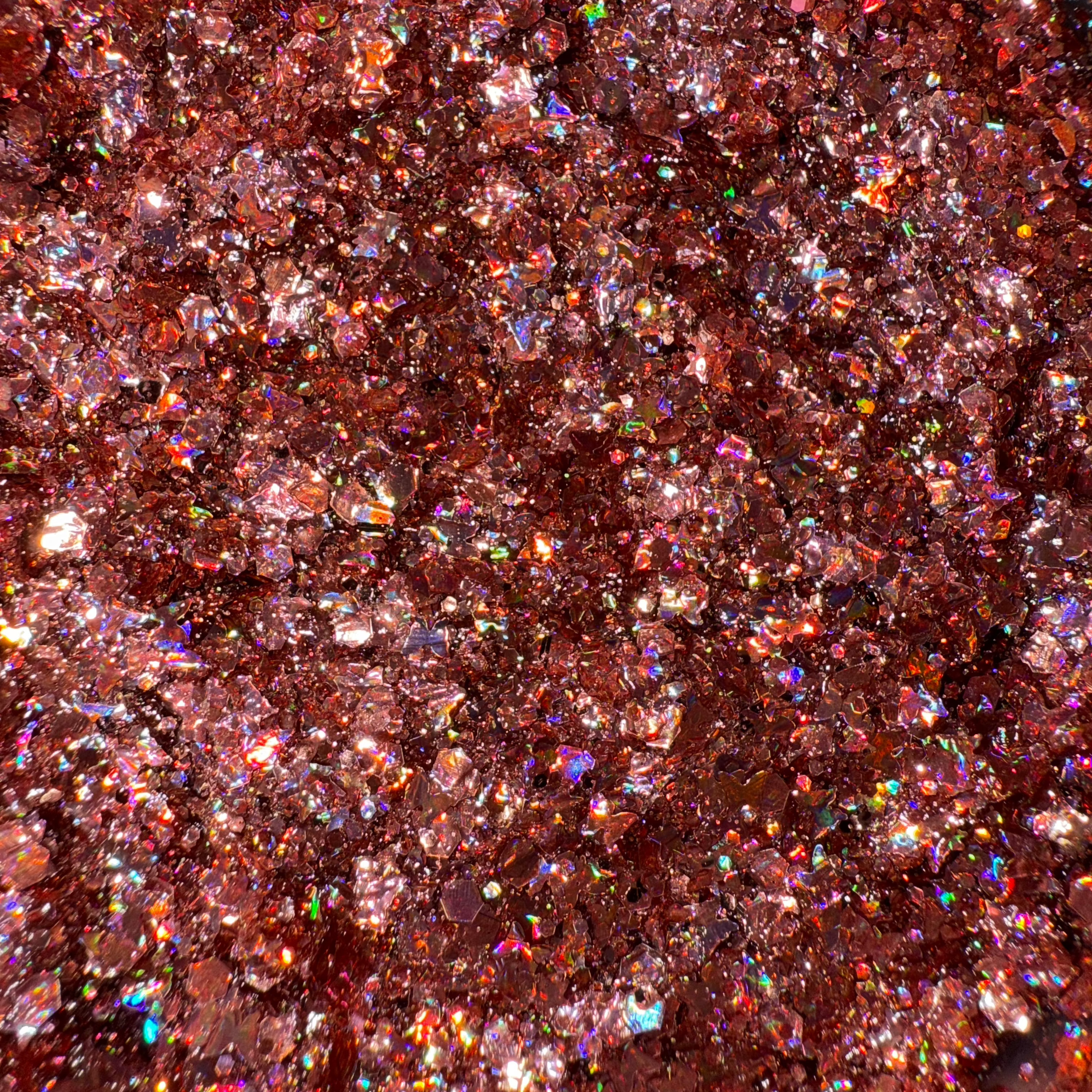 Rose Gold Hair Glitter