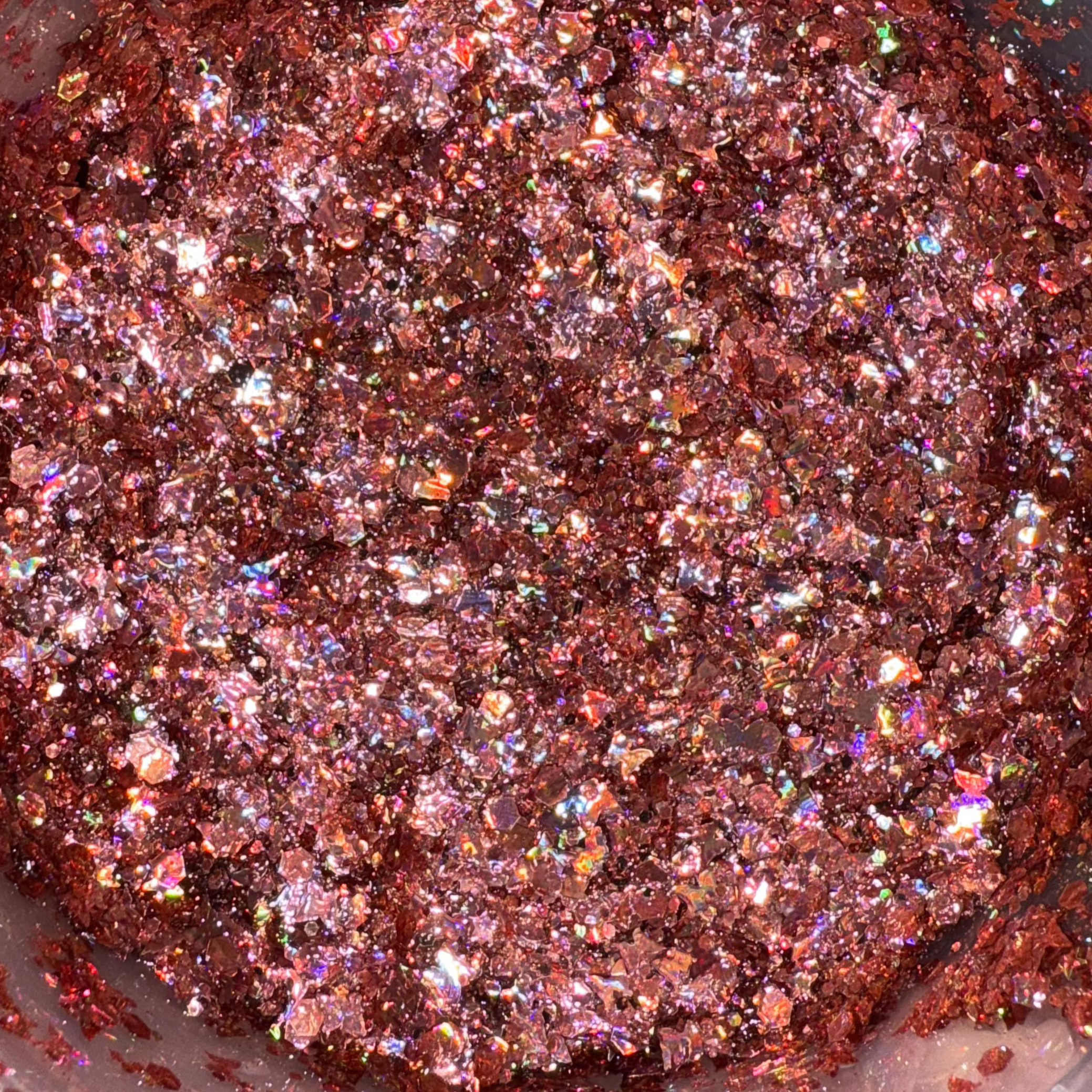 Rose Gold Hair Glitter