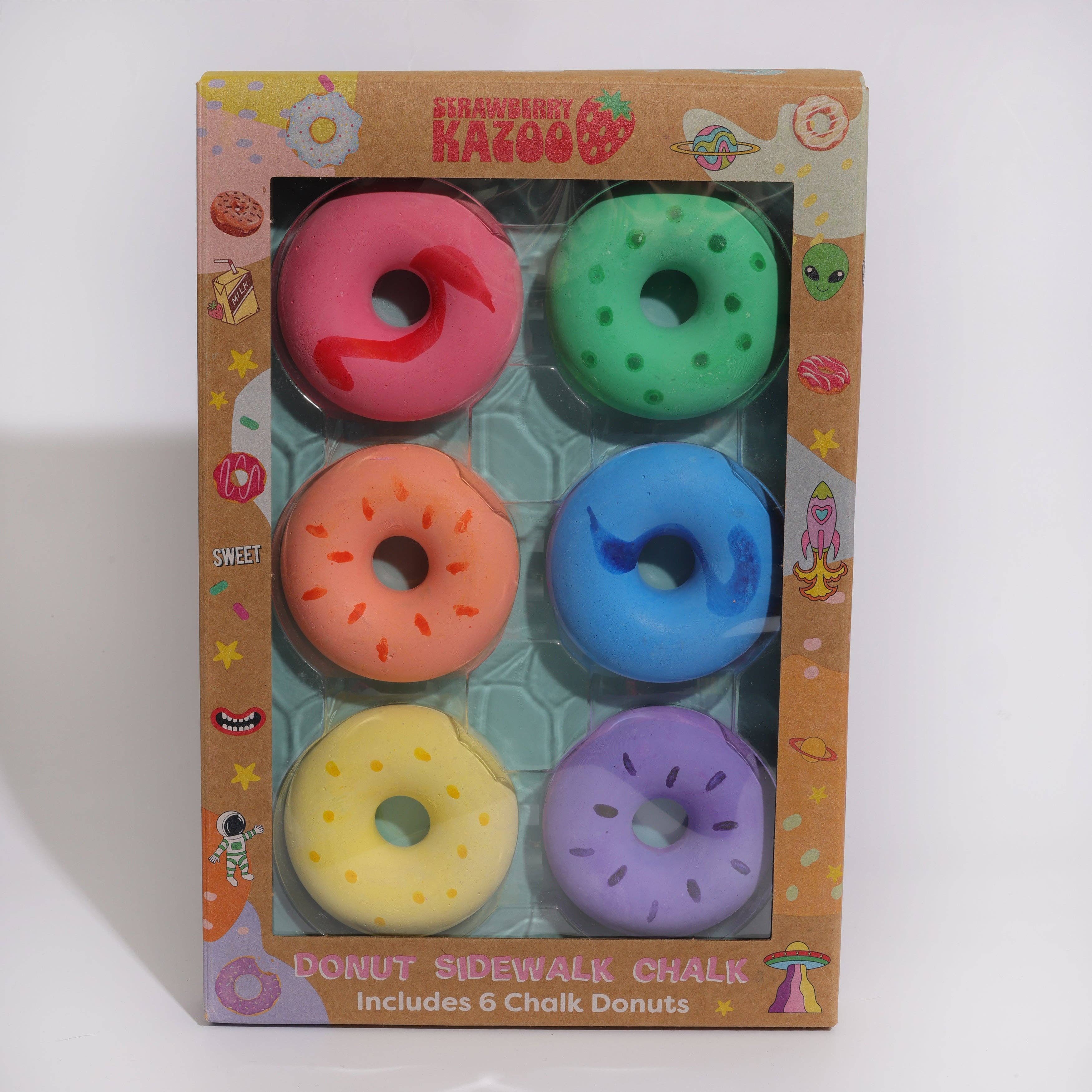 Donut Sidewalk Chalk 6 Pieces