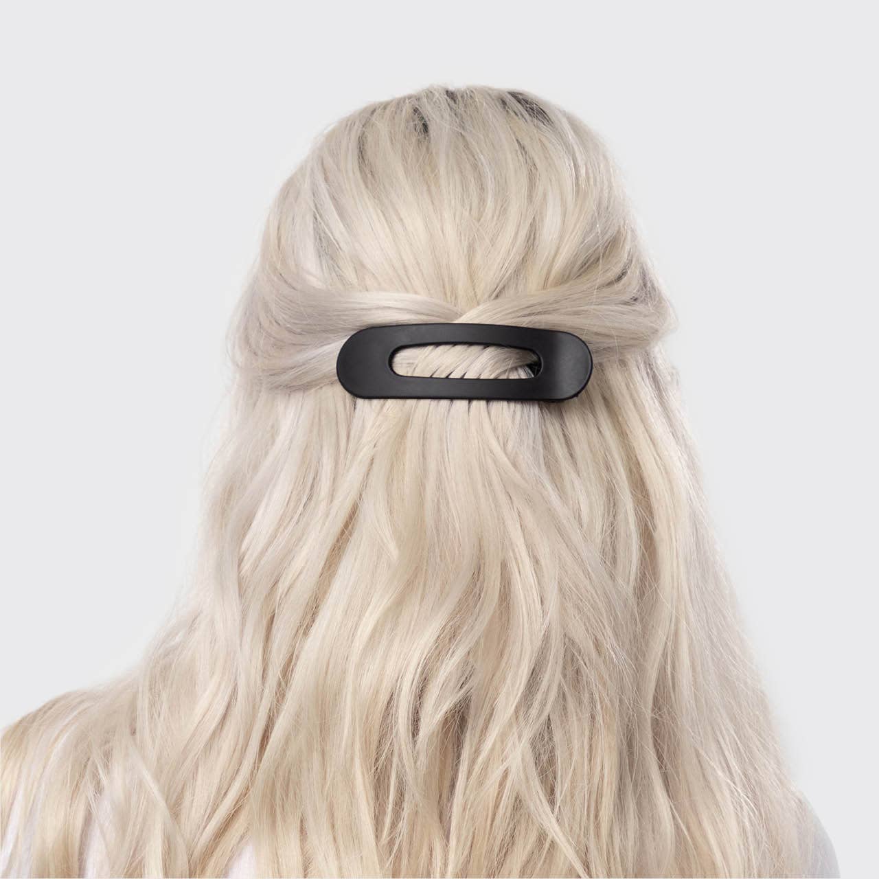 Flat Lay Claw Clip 2pc Flat - Black &amp; Tort