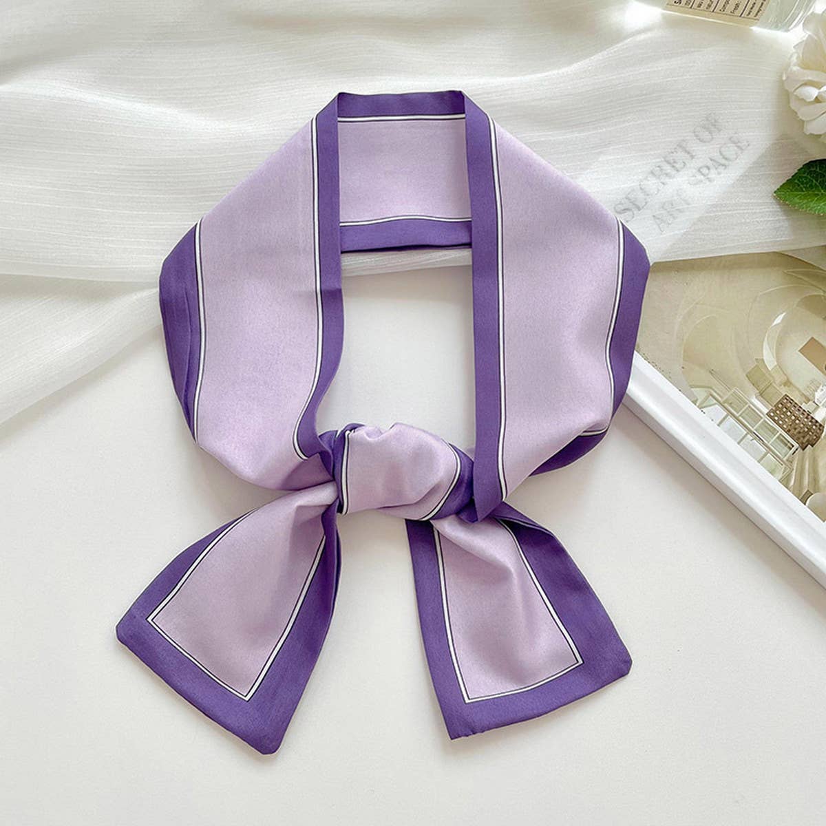 Two Tone Hair Scarf